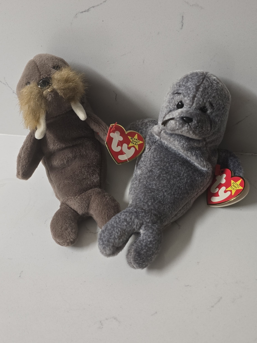 Jolly & Slippery Ty Beanie Babies